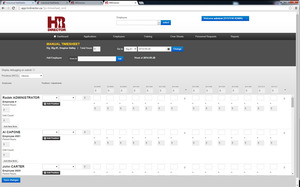 Edit page for timesheet reporting