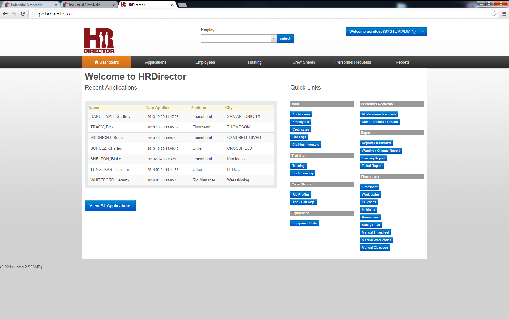 The HR Director Dashboard
